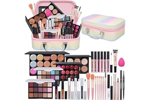 Pomcral Makeup Kit Makeup Set For Teens, Women, Girl and Beginners Includes Eyeshadow Concealer Palette Lip Gloss Set Lipstic