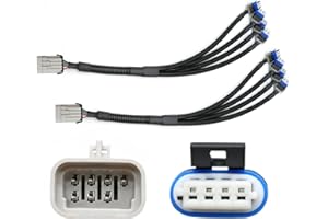 XINSAUTO 2PCS Ignition Coil Harness Connector Replacement for GM LQ9 LQ4 LS2 LS3 LS7 LSX 4.8 5.3 6.0 6.2 7.0 Truck Relocation Applications Replace 12558693 D581 10457730 19005218 D585