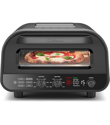 Amazon.com: Cuisinart PIZ-100 Horno eléctrico de acero inoxidable
