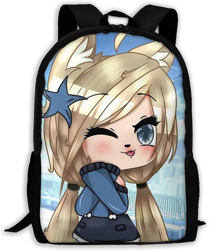 Sweet GachaLife Backpack Shoulder Bag School Laptop Rucksack Students