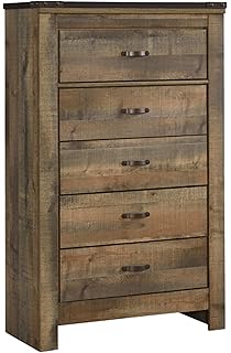 Amazon Com Ashley Furniture Signature Design Trinell Nightstand Brown Furniture Decor