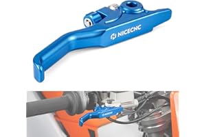 NICECNC Blue Shorty Brake Lever Compatible with KTM EN/MX 125 2010-2025,Compatible with Triumph TF250X/TF450RC 2024-2025,See 