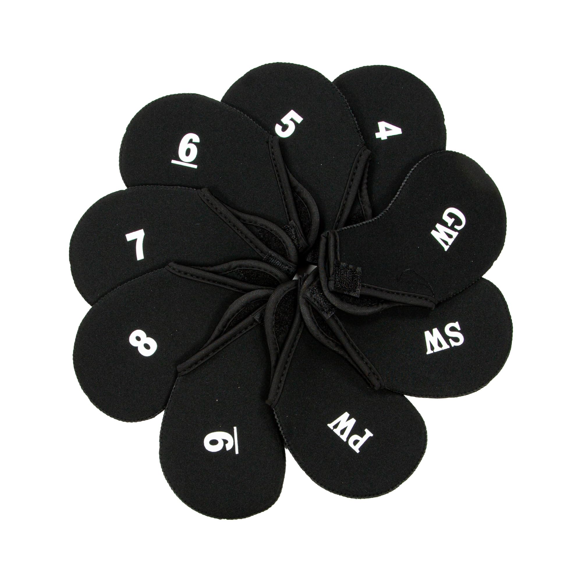 Longridge Deluxe Neoprene Golf Iron Covers Set