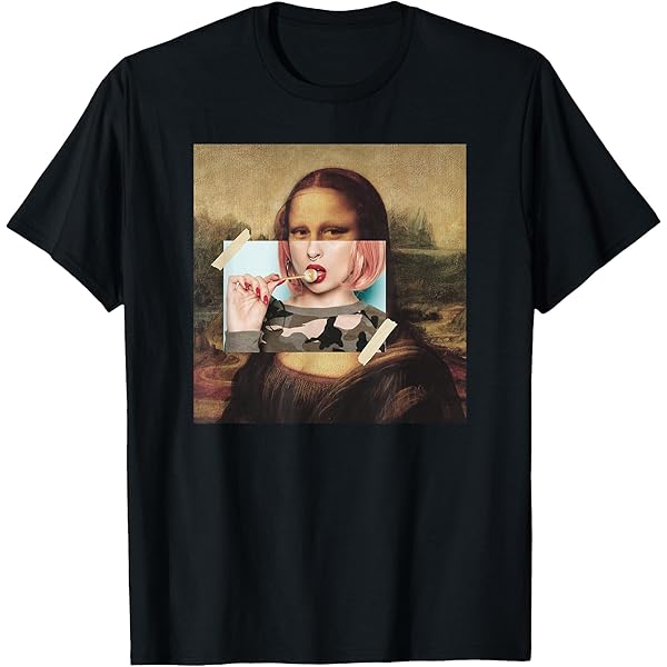 Amazon.com: Aesthetic La Gioconda Mona Lisa E-Girl Pop Culture T