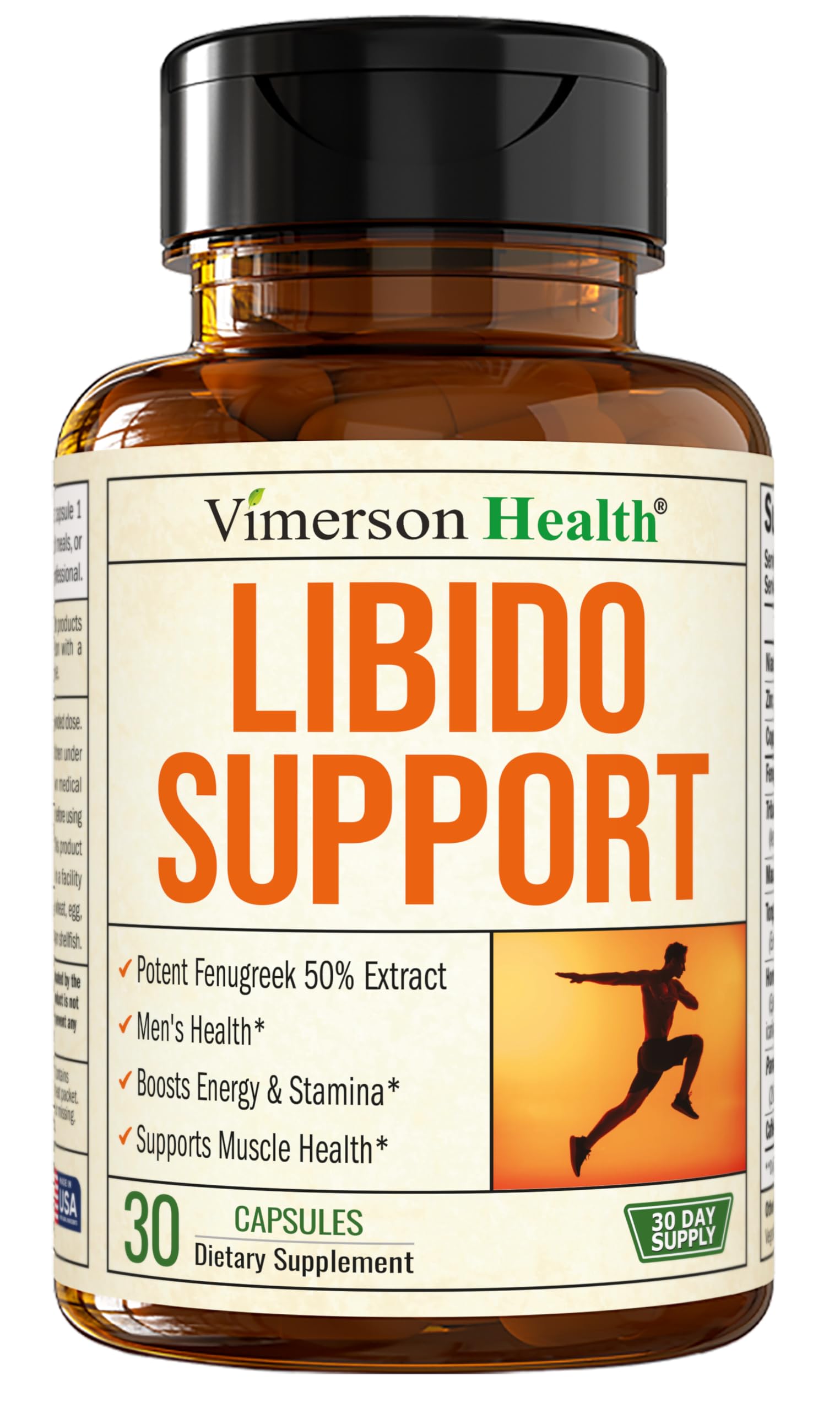 Photo 1 of Testosterone Supplement for Men – Libido Support: Maca Root, Fenugreek, Tongkat Ali, Horny Goat Weed & Tribulus – Muscle Builder for Men – Energy, Drive & Strength – Workout Supplements – 30 Capsules exp 10-2026