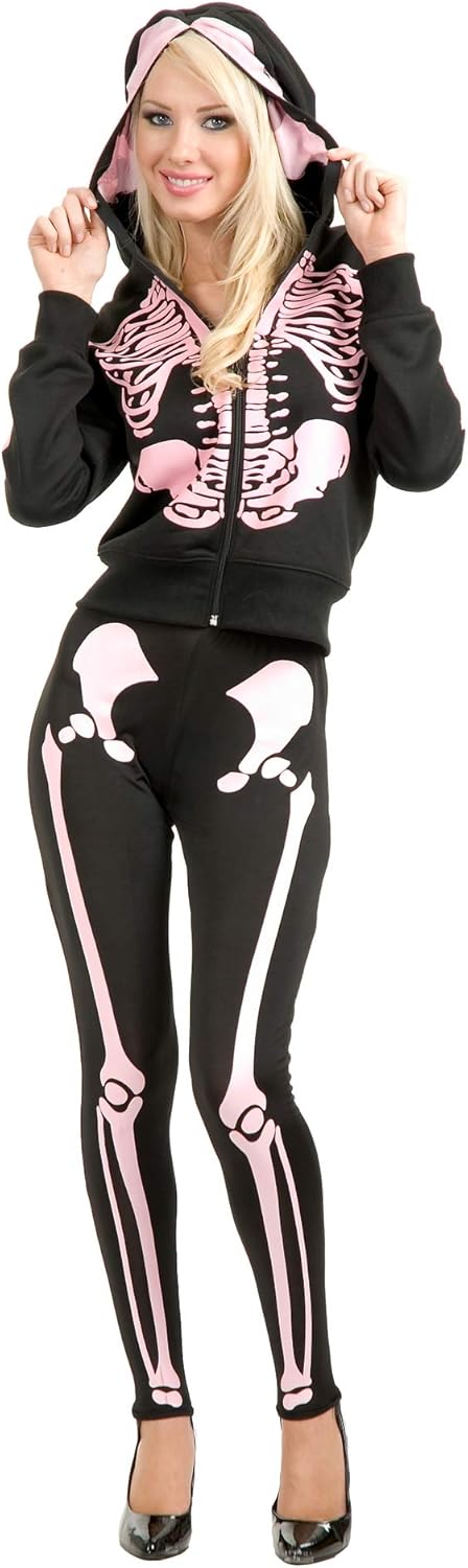 Charades Women's Skeleton Leggings: Clothing