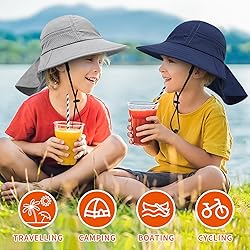 2-Pack Toddler Baby Sun Hat Summer UPF