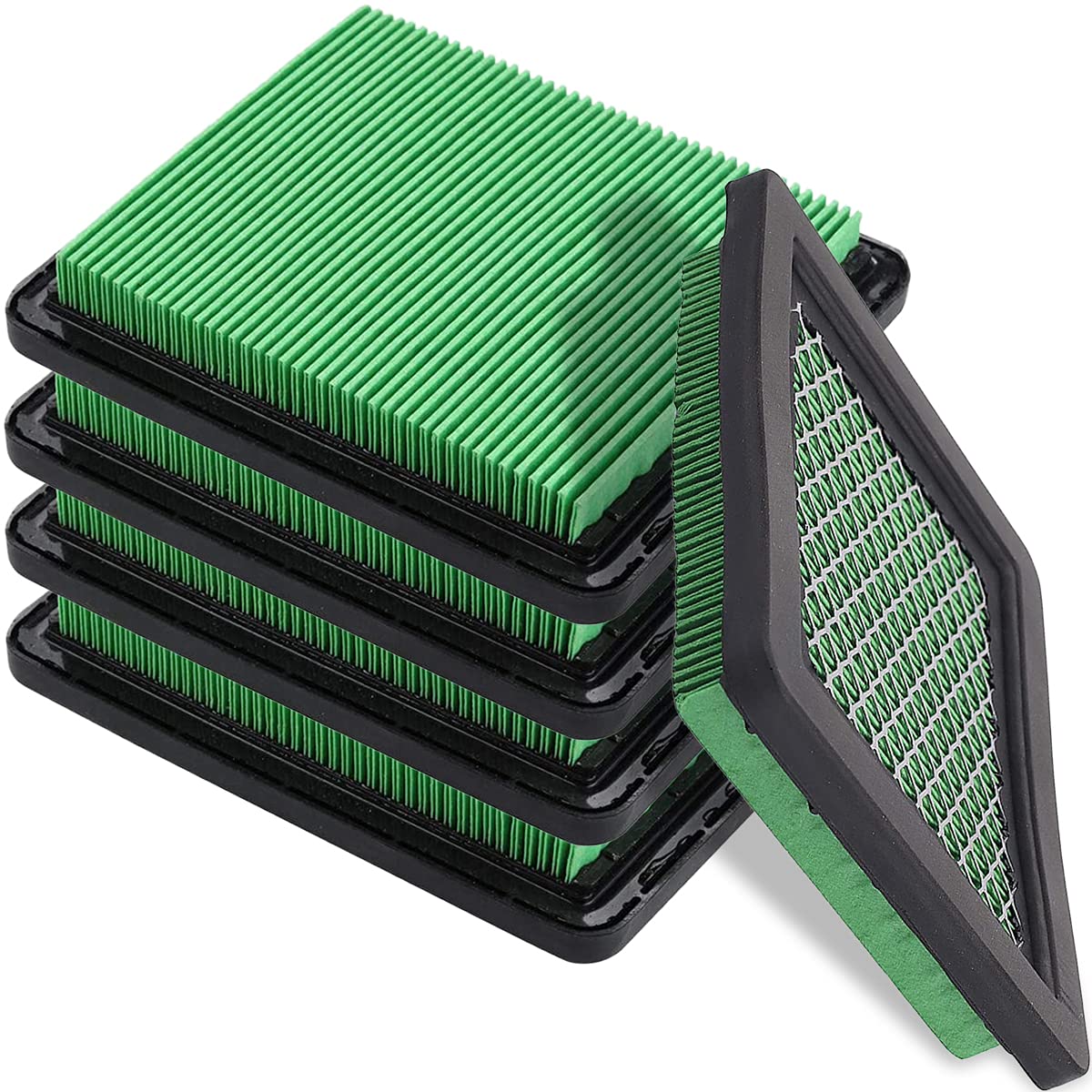 ZAMDOE 5 Pack 17211-zl8-023 Air Filter Replacement for Honda GC135 GC160 GCV135 GCV160 GCV190 GX100 GXV57 GCV160LA GCV190A GCV190LA Lawn Mower Engine, Replaces # 17211-ZL8-003 17211-ZL8-000
