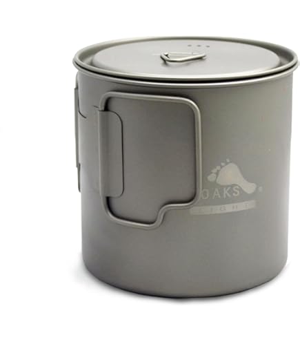 TOAKS Titanium 900ml Pot with 115mm Diameter : Amazon.ca