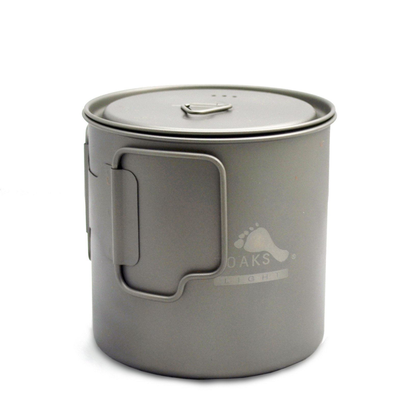 TOAKS Titanium Camping Pot Cup(375ml, 450ml, 550ml, 650ml, 750ml, 800ml, 900ml) … (650ml[POT-650-L])