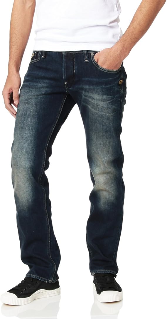 Amazon G Star Raw ジースターロゥ Attacc ロゥ ストレート 暖か ジーンズ 迷彩柄 デニム メンズ 505b 6018 W31 X L32 ジーンズ 通販