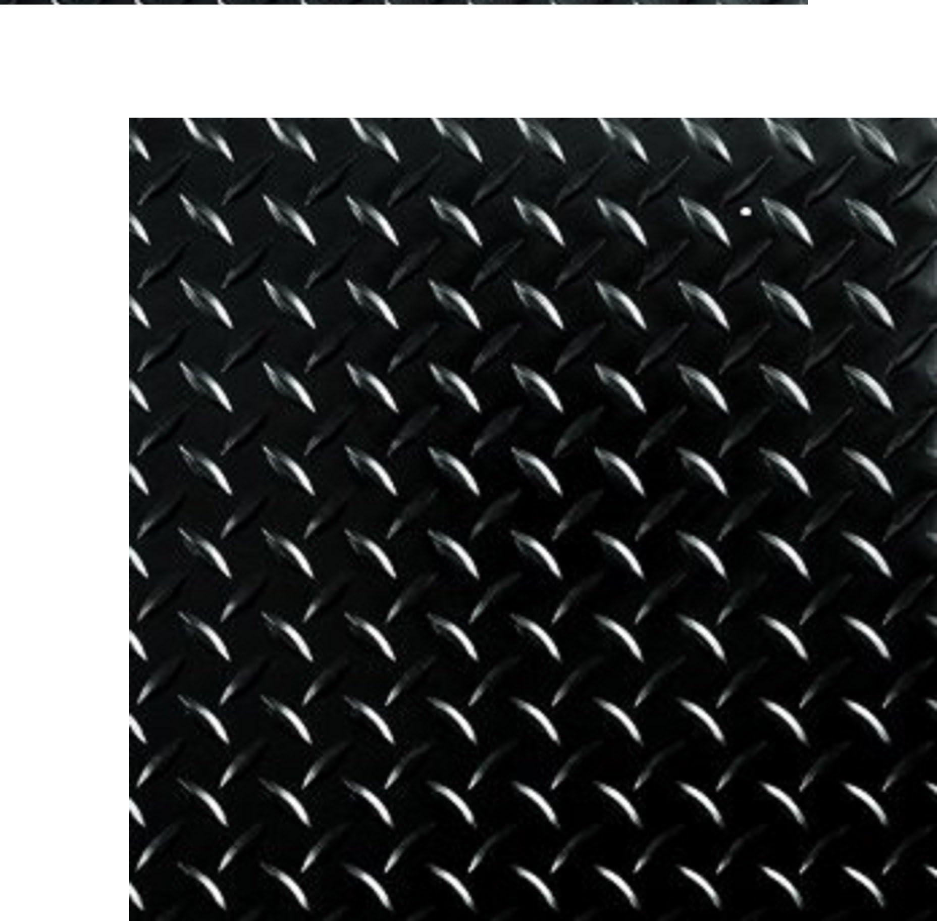 Raceday 95 Mil Diamondtread Self Adhesive Diamond Garage Floor Tile 12"x12" Black 20 Pack