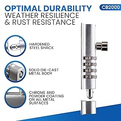 Combi-Bolt CB2000-CHR Sliding Lock Combination