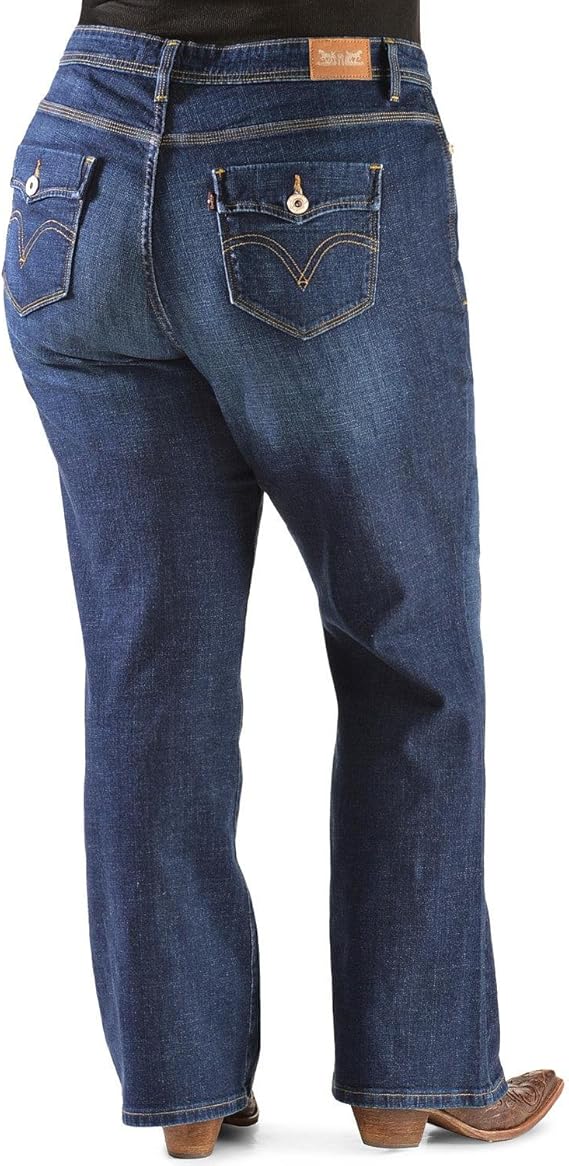 Levi�s Women�s 580 Curvy Bootcut Jeans Plus at Amazon