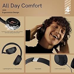 QCY H3 ANC Bluetooth Headphones Over Ear, Active