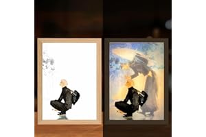 Gwindrise JJK Light Up Paintings, Dimmable LED Desk Decorations, JJK Anime Wall Art Decor, Unique Gift Idea for Birthdays and Christmas