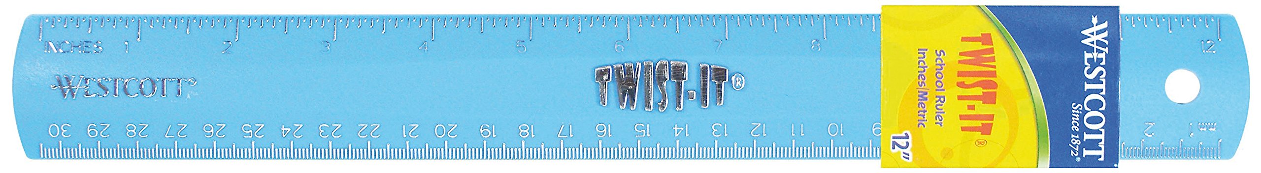 Westcott - 300mm Flexible Impact Resistant Ruler - Assorted Colours