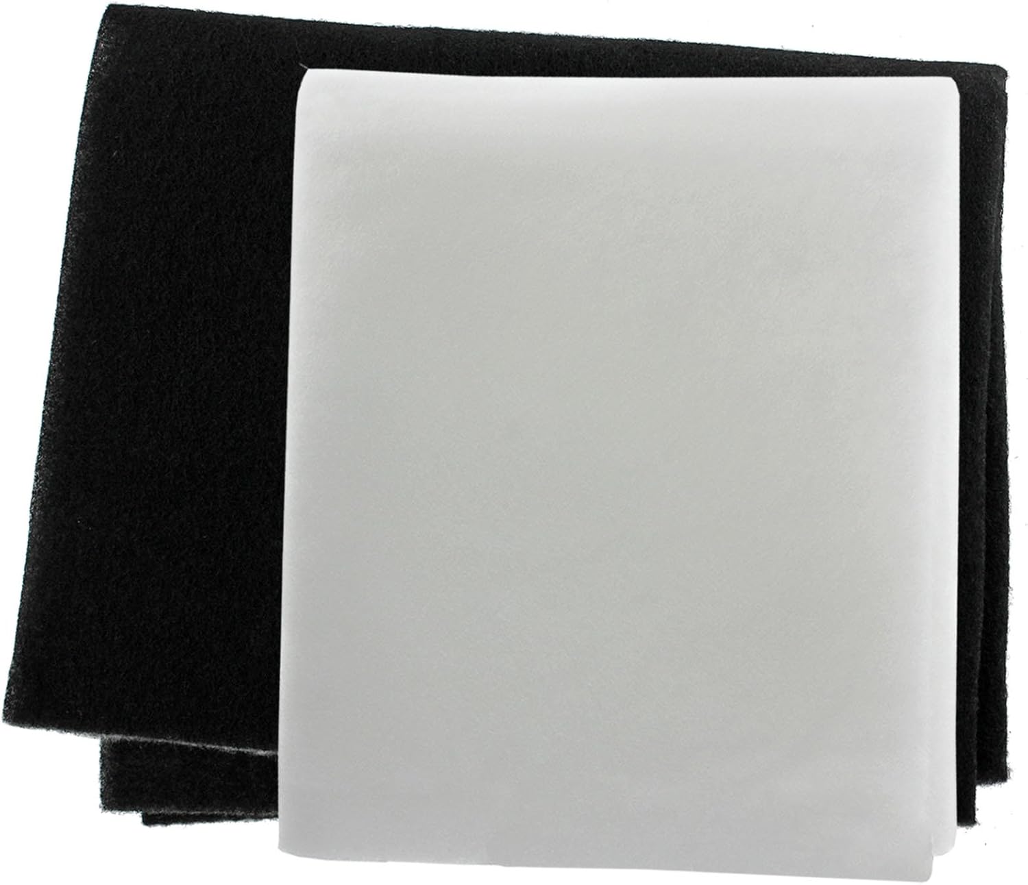 SPARES2GO Universal Cooker Hood Odour and Grease Filter Kit for Extractor Fan Vent (Pack of 2 Filters, Cut to Size)