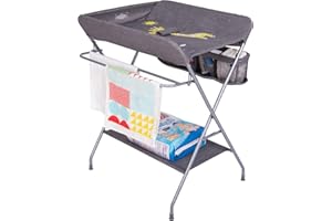 Kinfant Portable Baby Changing Table - Folding Diaper Station Nursery Organizer for Infant