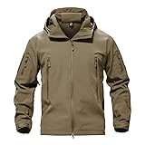 TACVASEN Jackets for Men's Water Resistant Rain