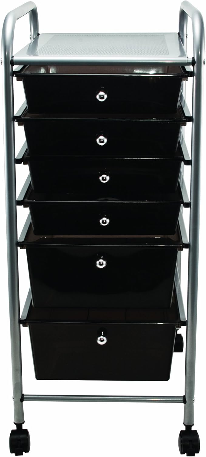rolling cart with drawers costco on Amazon Com Advantus 6 Drawer Rolling File Organizer Cart 32 X 13 X 15 4 Inches Smoke 34005 Office Storage Supplies Office Products