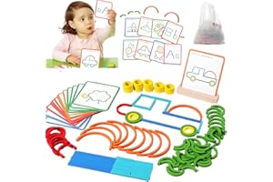2026 Montessori Smart Sticks, Montessori Sticks and Rings, Quick Thinking Blocks, Wooden Sticks and Rings Puzzle Game, Boost 