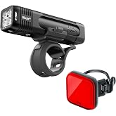 Knog Blinder 1000 &amp; Square Bike Light Set, USB Rechargeable LEDs | 1000 lumen front and 100 lumen rear USB rechargeable bike light set with IP67 waterproof protection for day and night riding.
