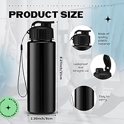 Mifoci 20 Pieces Water Bottle Bulk 17 oz Plastic