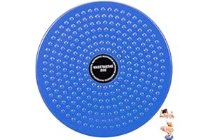LGNOVQ Body Waist Twister, Waist Disc Trainer Board ABS Twist Waist Disc Board Body Building Twister Plate Weight Loss Foot Massage Plate (BLUE)