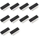 Bridgold 10pcs CD40106BE CMOS Hex Schmitt-Trigger Inverters 3V to15V,DIP-14
