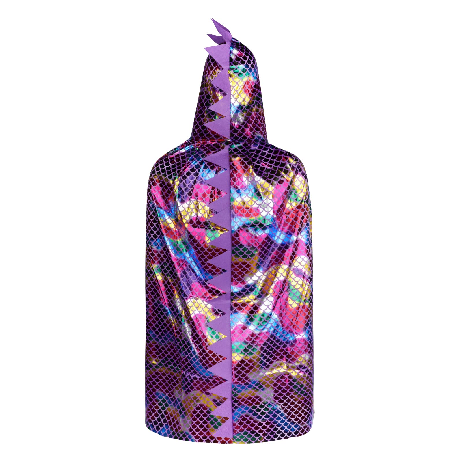 Dinosaur Cape Halloween Dragon Costume Dragon Wings Costume Dragon Cape Fancy Dress Up with Hooded Cloak Rope Cosplay Theme Party Halloween Gifts for 3-10 Years Old