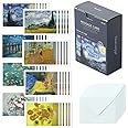 Monolike Message Gogh Card - Mix 40 Mini Postcards, 20 envelopes Package