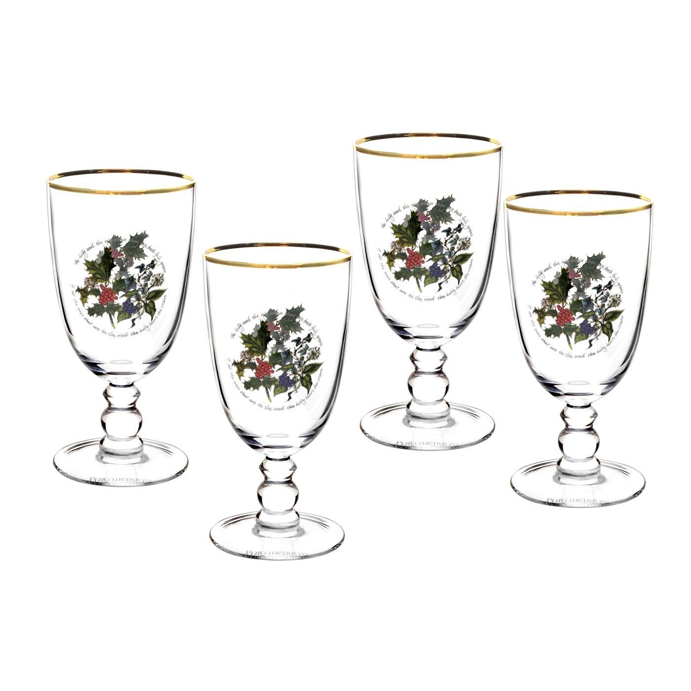 Portmeirion Home & Gifts HV5405-XP Goblet S/4, Multi-Colour, 9 x 9 x 18 cm