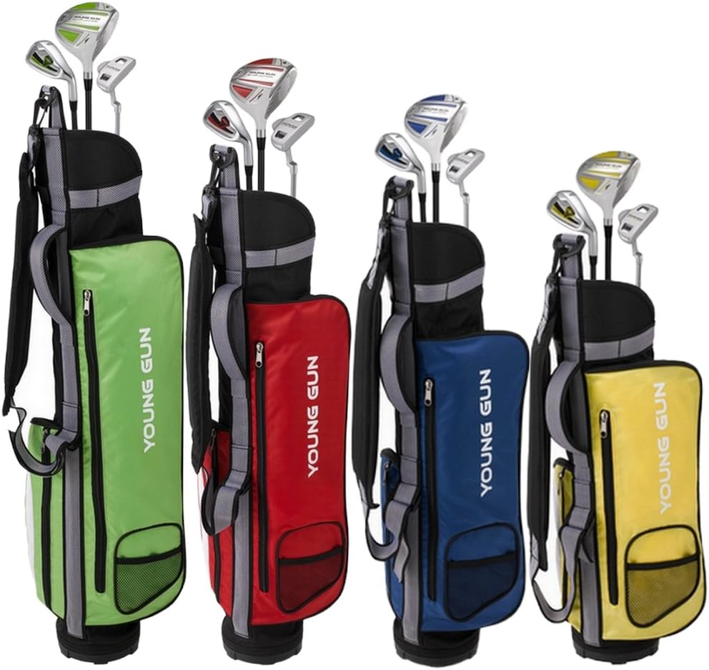 Young Gun ZAAP EAGLE Junior Kids Right Hand Graphite/Steel Golf Clubs Set + BAG