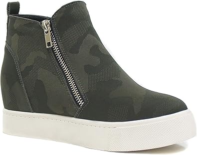 slip on wedge sneakers amazon