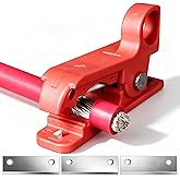 AMZCNC Cable Stripper Tool 12&ndash;4/0 AWG, Preset Depth Wire Stripper, No Guessing, No Copper Damage, Heavy Duty Wire Stripping Tool, Fast Clean Cut, Electrician Tool