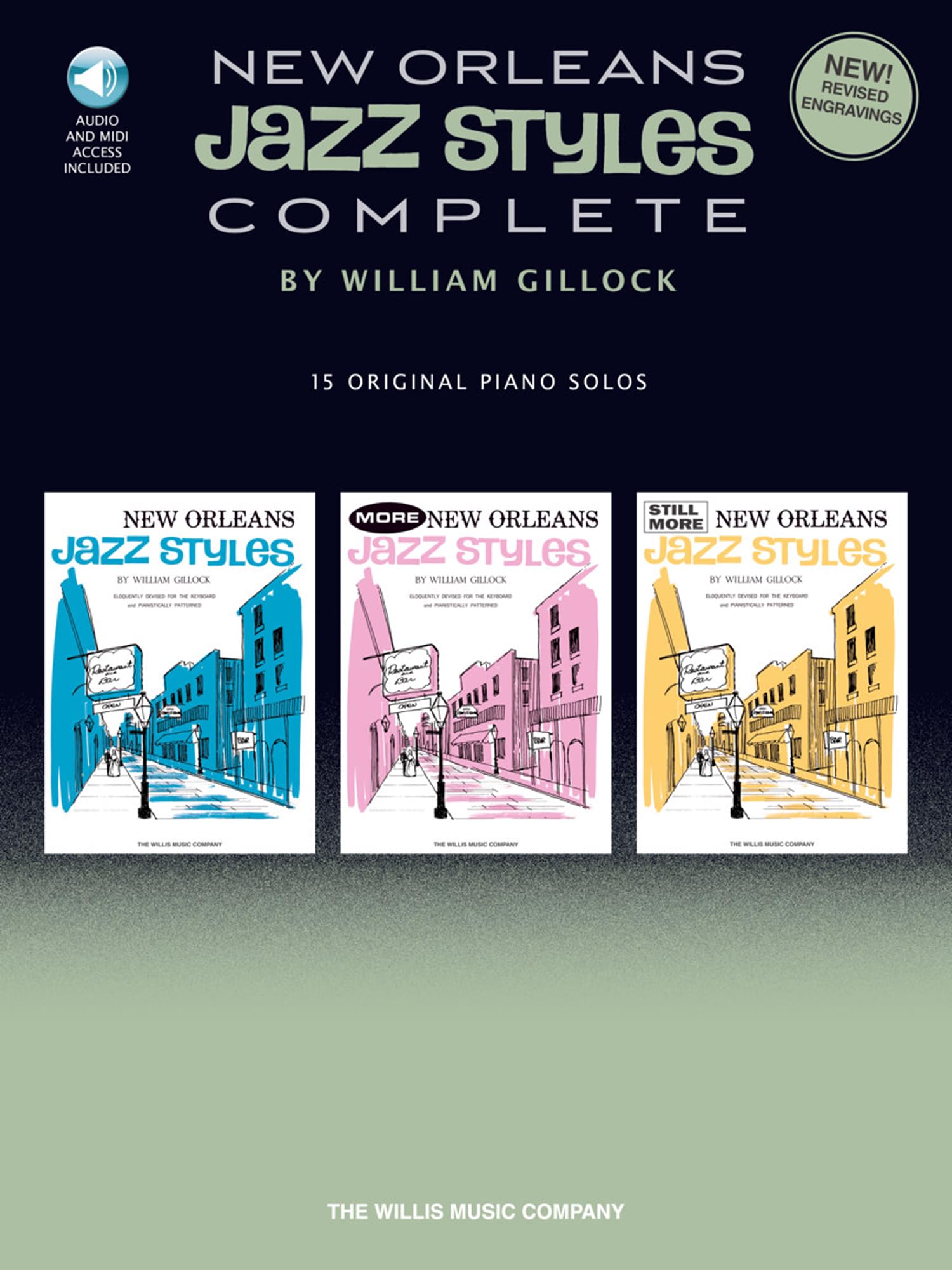 New Orleans Jazz Styles - Complete. Piano Solo. Includes Audio Online: All 15 Original Piano Solos Included