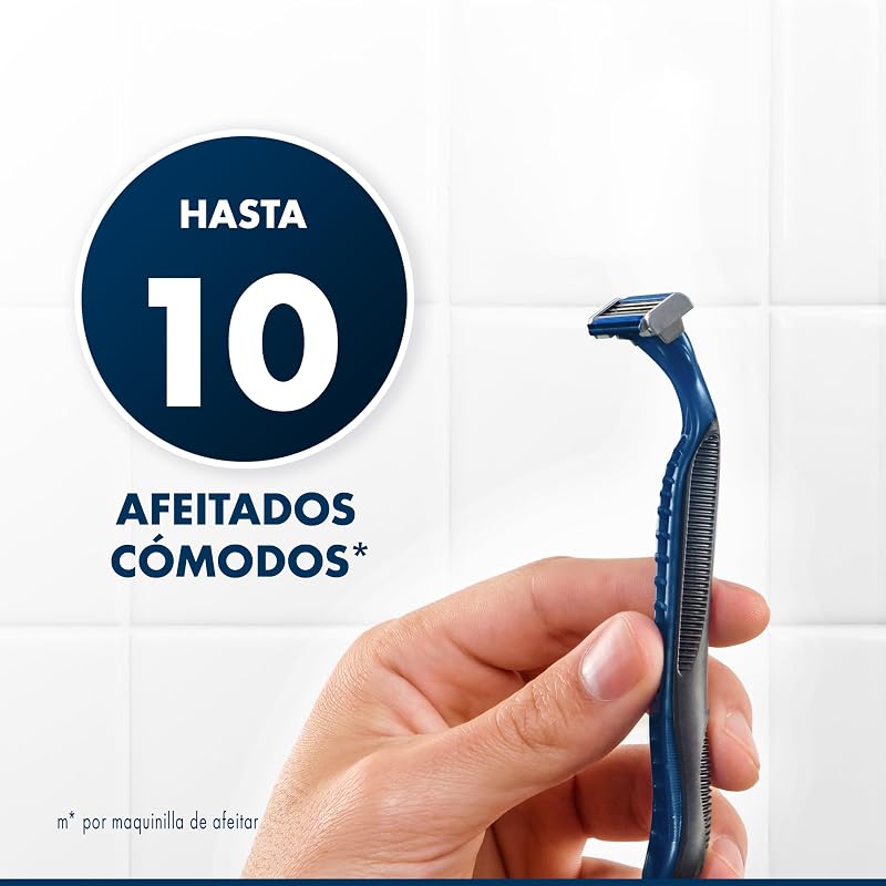 Blue3 Smooth Maquinillas de Afeitar Desechables Hombre, Pack de 16
