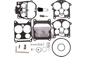 SeaEagles 18-7095 4MV Carburetor Rebuild Kit with Float Compatible with Rochester Quadrajet Marine Carburetor Carb Rebuild Kit Mercruiser OMC Volvo