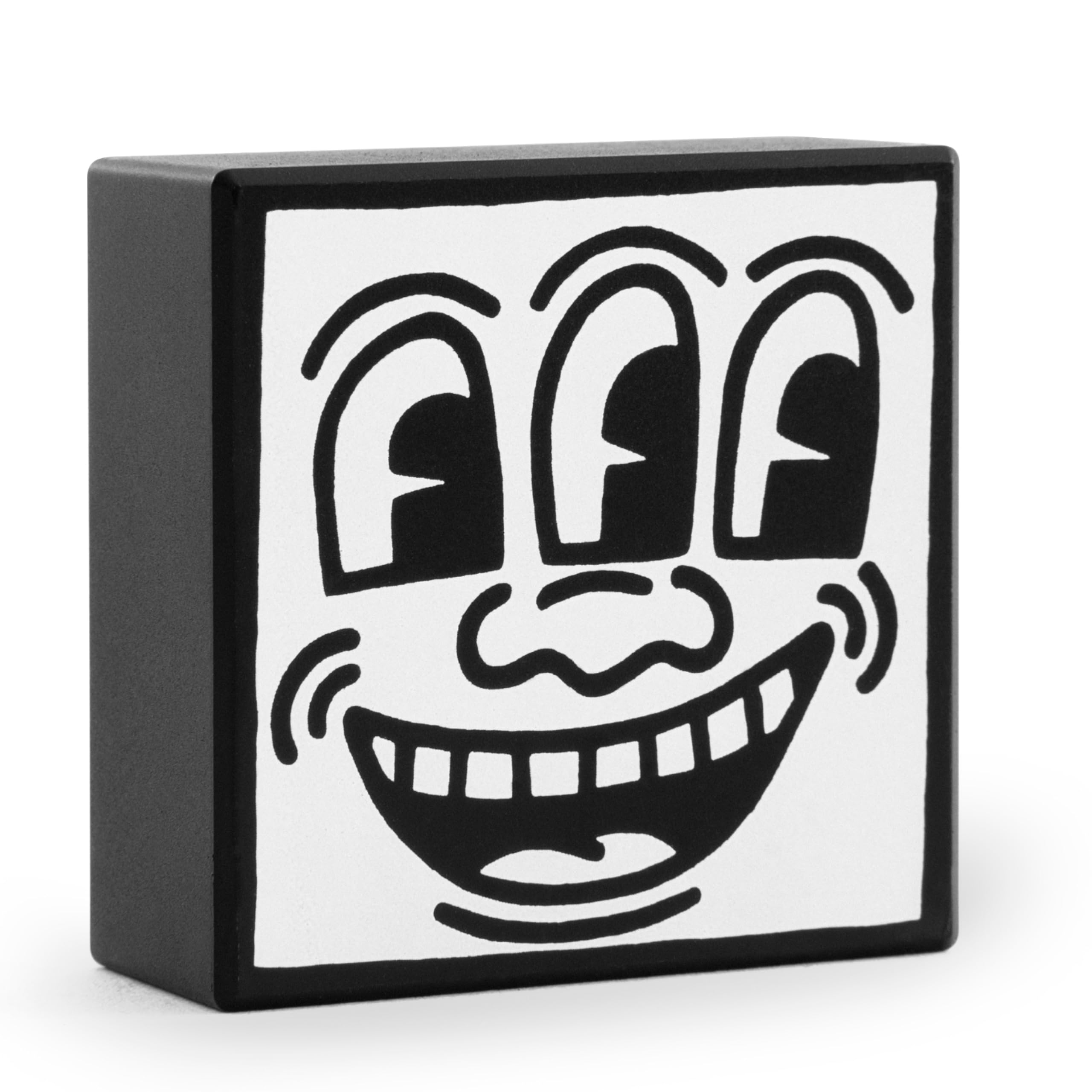 AM Clean Sound x Keith Haring Record Weight (300g) - Steel Record Stabiliser & Vibration Reducer - Black