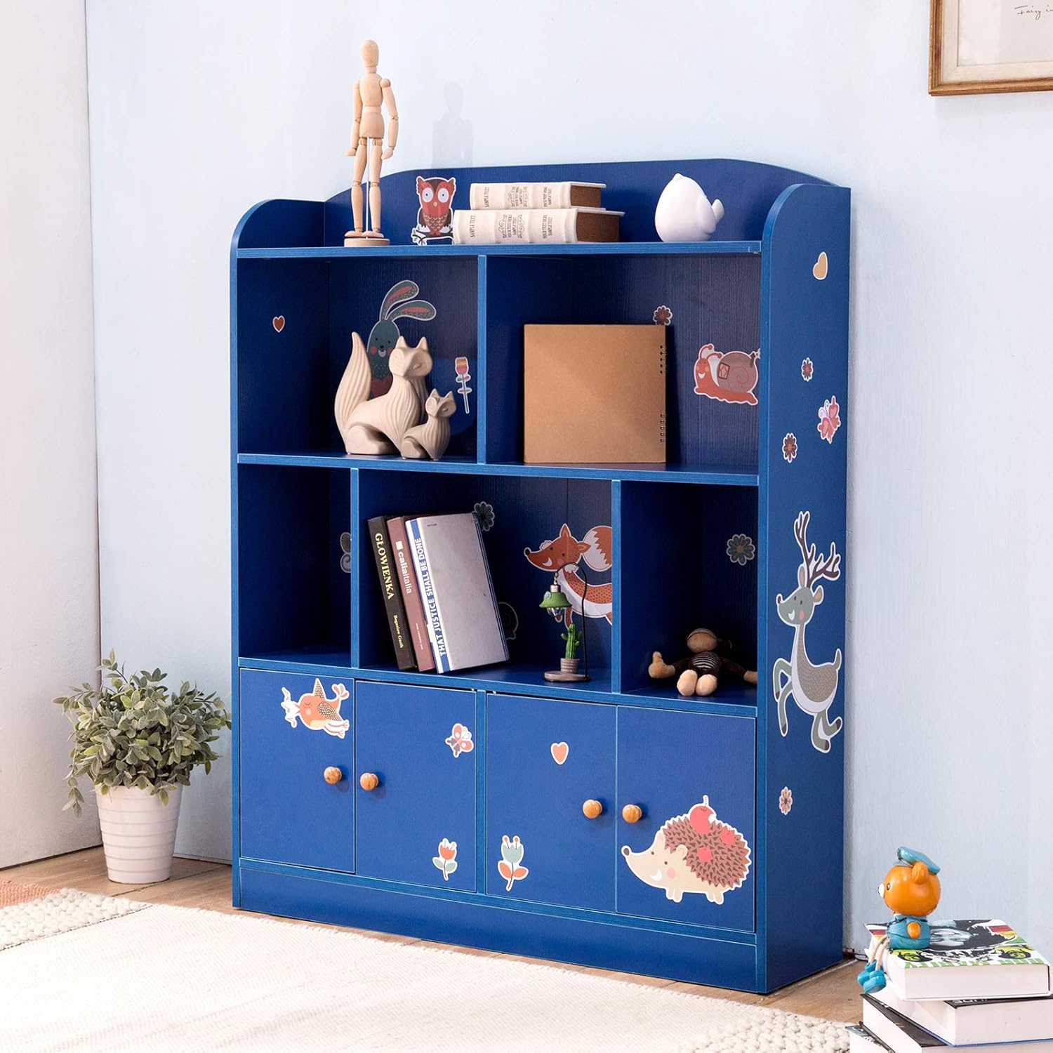 Emall Life Kids Bookshelf and Storage, Children’s Bookcases Displaying