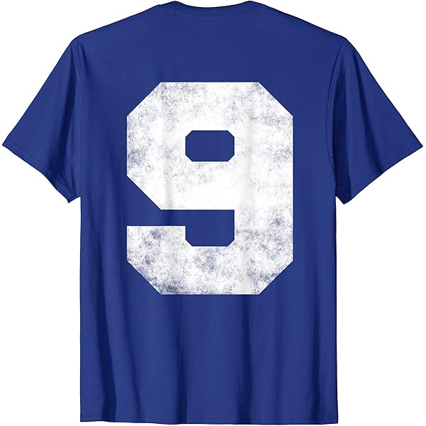 NUMBER I Tシャツ Amazon.com: Big Distressed Number 