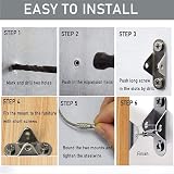 Vobulafy Furniture Straps 12 Packs Anti Tip Wall Anchors for Cabinets view 4