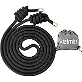 veimia Flow Rope for Fitness High Performance Double Woven Workout Rope Adjustable Flow Jump Rope for Men Women Training Indoor Outdoor Cardio Exercise Rope for beginner