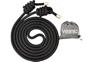 veimia Flow Rope for Fitness High Performance Double Woven Workout Rope Adjustable Flow Jump Rope for Men Women Training Indoor Outdoor Cardio Exercise Rope for beginner