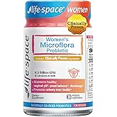 Life-Space Probiotic for Women, Support Healthy Vaginal Microflora & Comfort, Daily Supplement for Women, pH Balance with Lactobacillus rhamnosus, 6.3 Billion CFU & 6 Strains, 30 ct