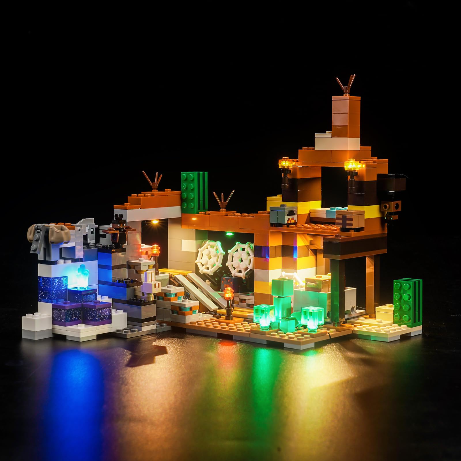 Led Light Set for Minecraft The Badlands Mineshaft (No Lego), Decoration Lighting Set — image 1