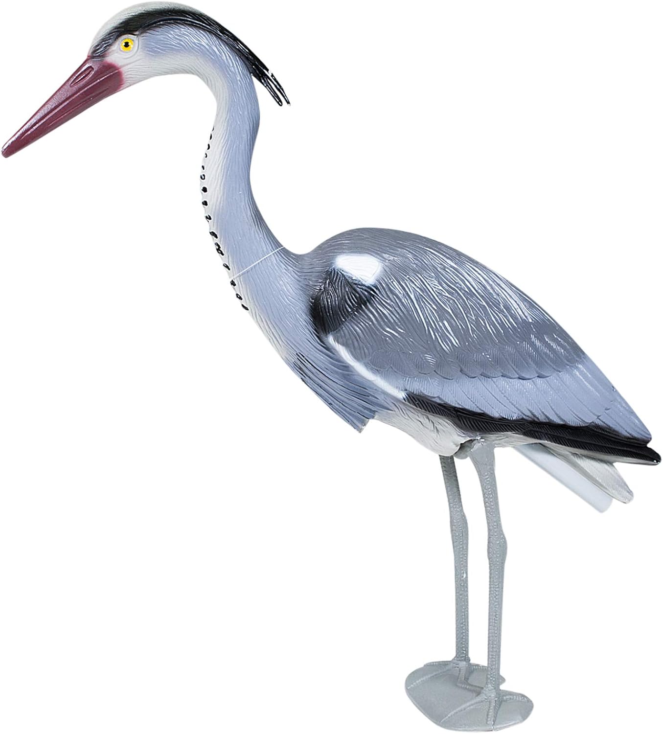 Large Decoy Heron Garden Ornament Scarer Fish Pond Carp Plastic Resin