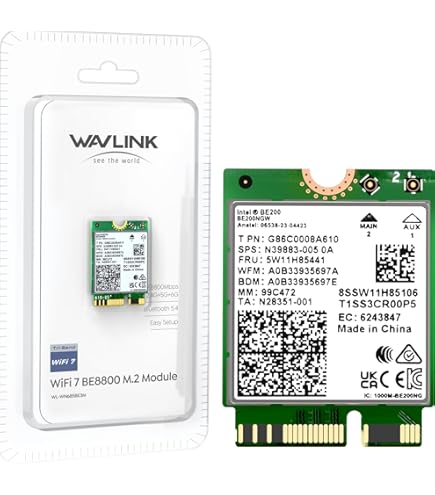 Amazon.com: QHUDLV WiFi 7 Wireless Card,MT7925 WiFi 7 Wireless