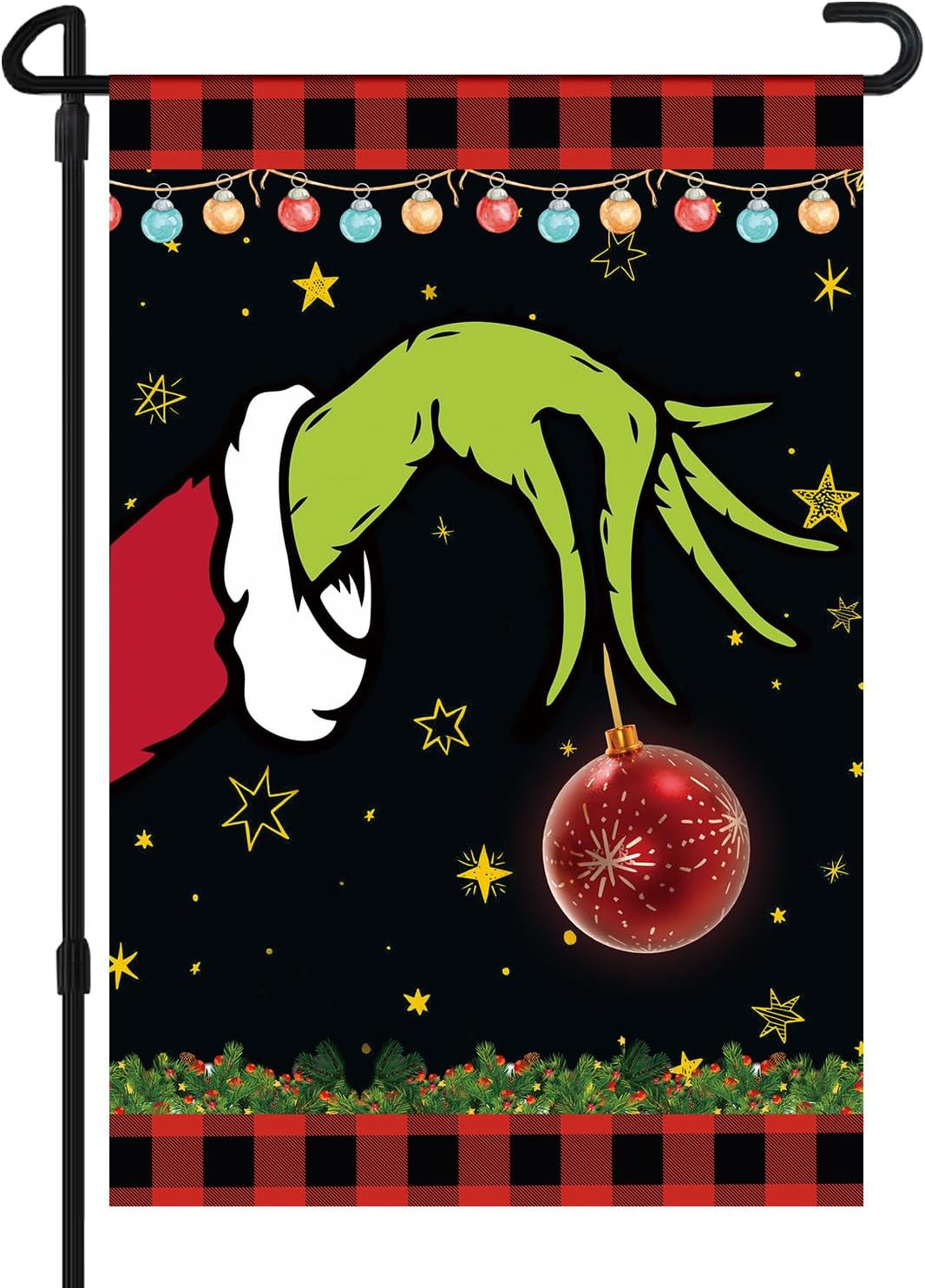 Flags - GOMALL Christmas Garden Flag, Winter Yard Flag 12x18 Double Sided Christmas Outdoor Decorations, Christmas Flags for Outside Holiday Flags, New Year Seasonal Outdoor Flag Yard Lawn Farmhouse Decor